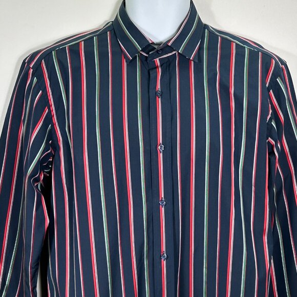 Etro made in Italy colorful striped dress shirt. Size 41 - Picture 2 of 7